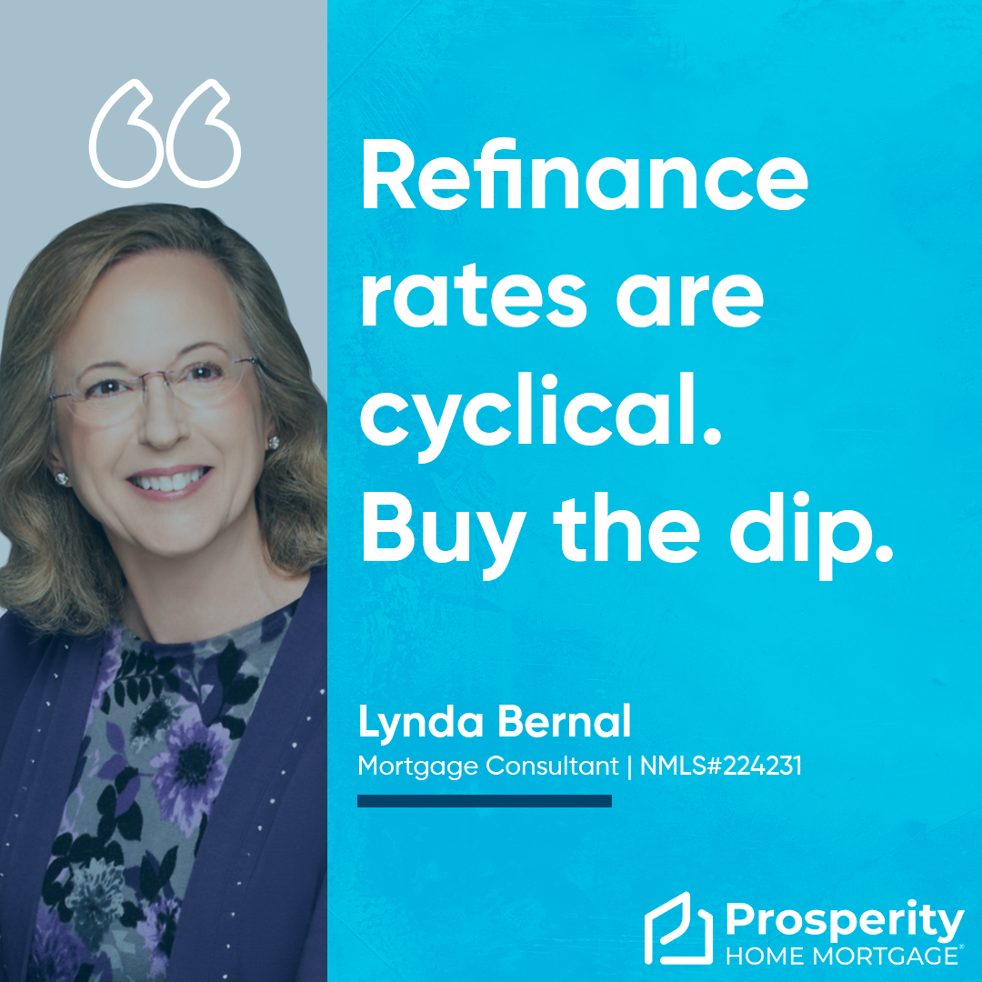 Refinance rates are cyclical. Buy the dip.